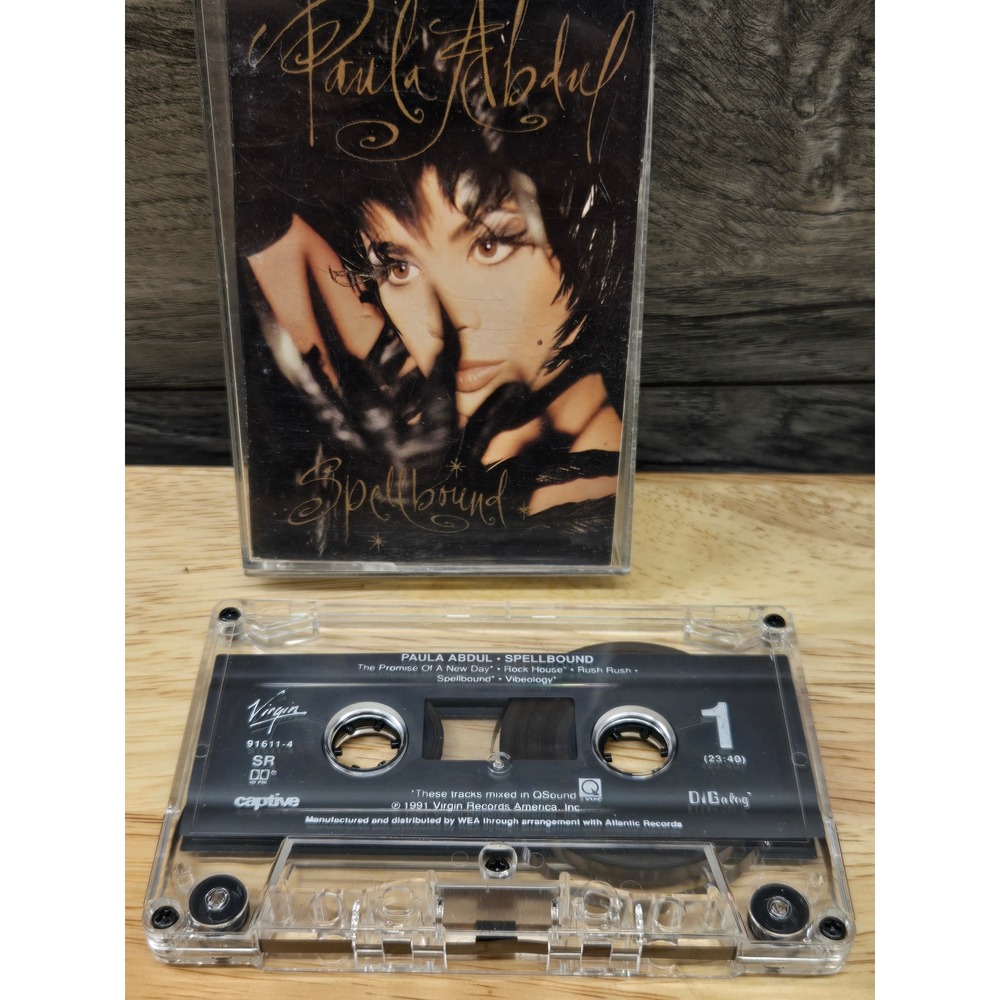 Paula Abdul Spellbound Cassette Tape 1991 Virgin Records 91611-4 Pop R&B Music